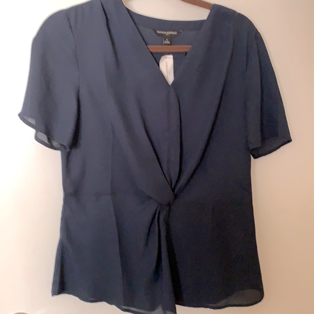 BANANA REPUBLIC twist front top sz 6 NWT
